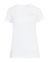 John Richmond Woman T-shirt White Size Xl Cotton, Elastane In White