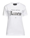 John Richmond Woman T-shirt White Size Xl Cotton In White
