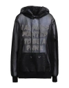 John Richmond Woman Sweatshirt Black Size Xs Nylon, Polyester, Silk In Black