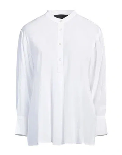 John Richmond Woman Top White Size 14 Viscose, Rayon