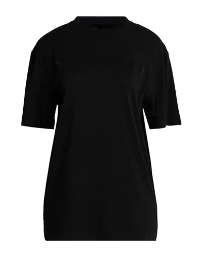 John Richmond Woman T-shirt Black Size Xs Cotton, Elastane