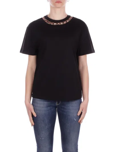 John Richmond Woman T-shirt Uwp26215tsfe Black T-shirt Amiri Black