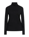 John Richmond Woman Turtleneck Black Size M Viscose, Polyester, Nylon