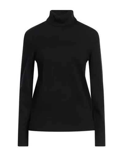 John Richmond Woman Turtleneck Black Size M Viscose, Polyester, Nylon
