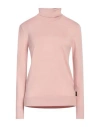 John Richmond Woman Turtleneck Pink Size Xl Viscose, Polyester, Nylon