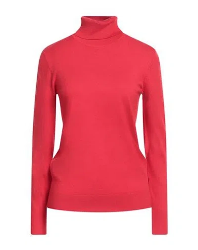 John Richmond Woman Turtleneck Red Size L Viscose, Polyester, Nylon