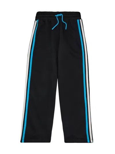 John Richmond X Eva Leah Kids' Little Girl's & Girl's Striped Fleece Sweatpants In Black