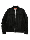 John Richmond Zip-front Bomber Jacket In Blue