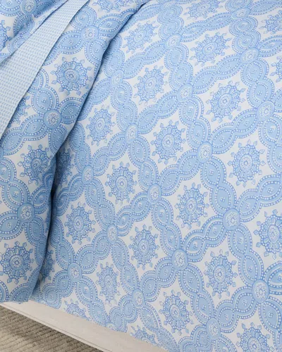 John Robshaw Akash King Duvet In Blue
