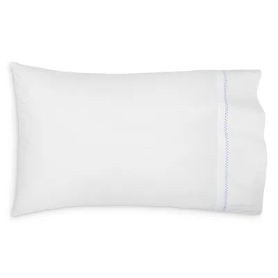 John Robshaw Anketi Light Indigo King Pillowcase, Pair In White