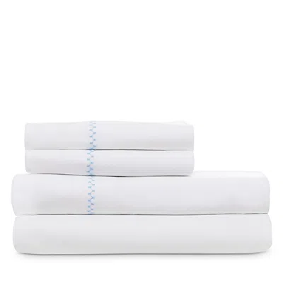 John Robshaw Anketi Light Indigo Sheet Set, King In White