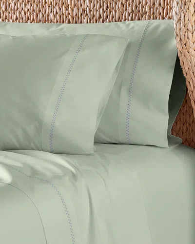 John Robshaw Anketi Organic Pillowcase Pair, Standard In Green