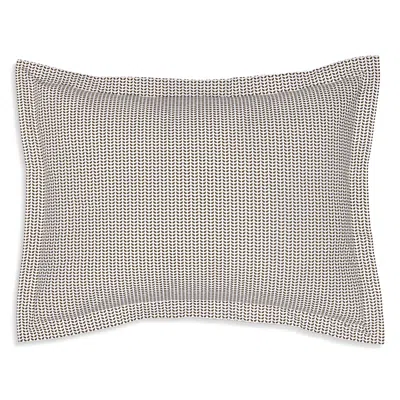 John Robshaw Cinde Print Cotton King Sham In Gray