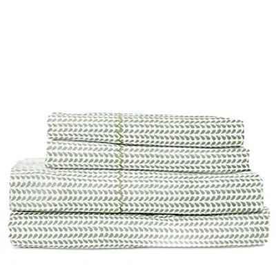 John Robshaw Cinde Sage Sheet Set, Twin