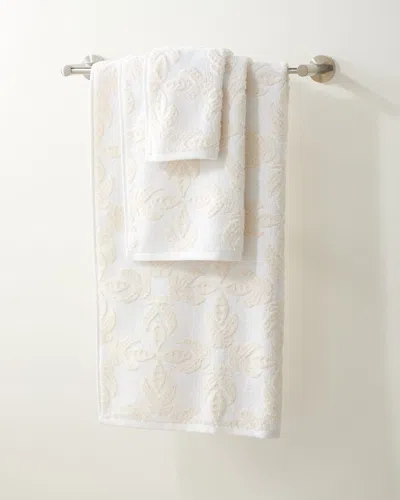 John Robshaw Dasati Bath Towel In White