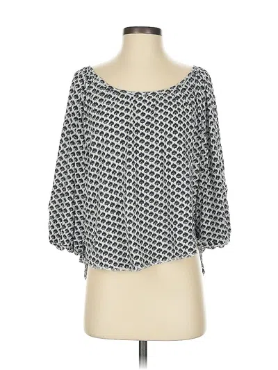 Pre-owned John Robshaw For Lucky 3/4 Sleeve Blouse