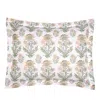 John Robshaw Hina Floral Percale King Sham In Lavender/green
