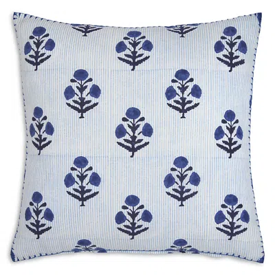John Robshaw Lucy Indigo Decorative Pillow In Blue