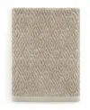 John Robshaw Maze Solid Texture Cotton Bath Towel, 54" X 32" In Neutral