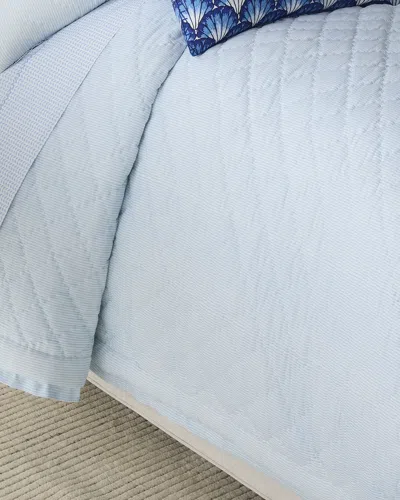 John Robshaw Nandi Queen Coverlet In Blue