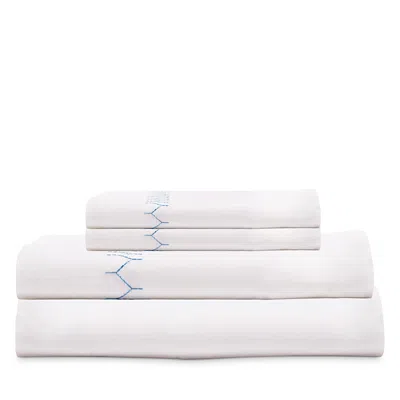 John Robshaw Stitch Sheet Set, Queen In White