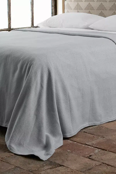 John Robshaw Textiles John Robshaw 100% Cotton Lavanya Blanket In Blue