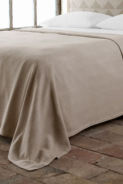 John Robshaw Textiles John Robshaw 100% Cotton Lavanya Blanket In Brown