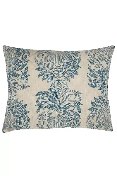John Robshaw Textiles John Robshaw Asma Peacock Sham In Blue