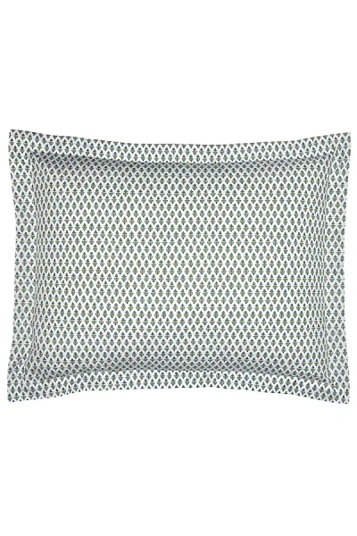 John Robshaw Textiles John Robshaw Cala Sage Sham In Green