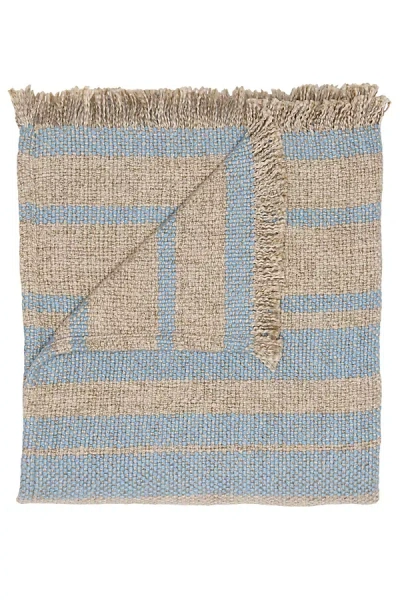 John Robshaw Textiles John Robshaw Ekram Throw In Blue