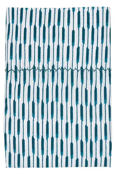 John Robshaw Textiles John Robshaw Gopan Peacock Sheet Set In Blue