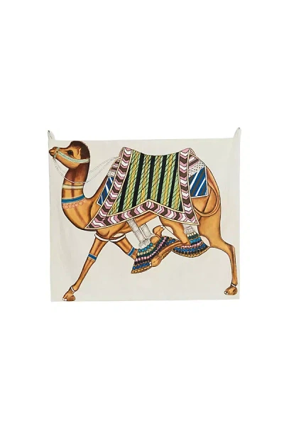 John Robshaw Textiles John Robshaw Hand Painted Camel Tapestry In Multi