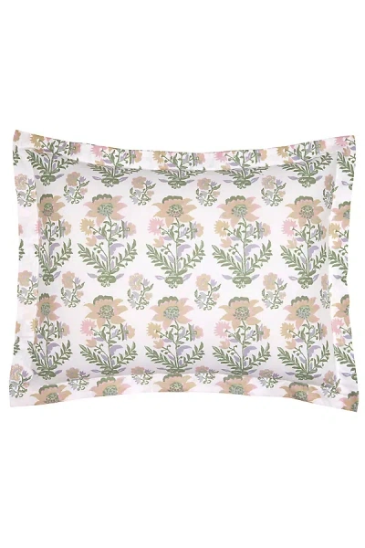 John Robshaw Textiles John Robshaw Hina Sham In Green