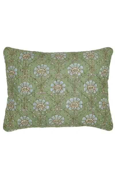 John Robshaw Textiles John Robshaw Jeeva Sage Sham In Green