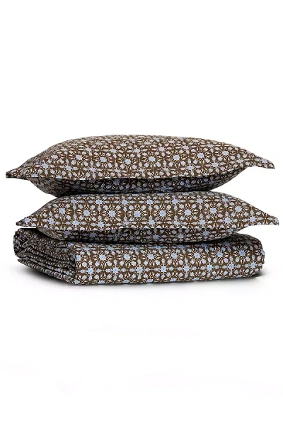 John Robshaw Textiles John Robshaw Kaarik Coffee Duvet