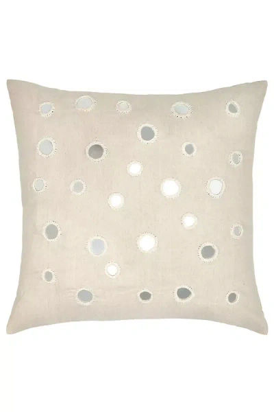John Robshaw Textiles John Robshaw Mirror Sand Decorative Pillow Cover In Neutral