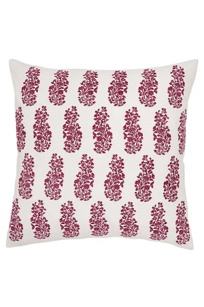 John Robshaw Textiles John Robshaw Nidhi Berry Decorative Pillow Cover In Pattern
