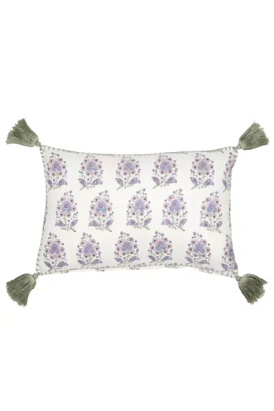 John Robshaw Textiles John Robshaw Sofi Decorative Pillow Cover In White