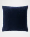 John Robshaw Velvet Indigo Euro Sham