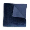 John Robshaw Velvet Quilted Coverlet, Twin In Indigo