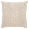 John Robshaw Velvet Quilted Euro Sham In Sand
