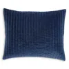 John Robshaw Velvet Quilted Standard Sham In Indigo