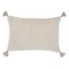 John Robshaw Velvet Sand Kidney Pillow In Neutral