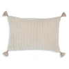 John Robshaw Velvet Sand Kidney Pillow In Sand