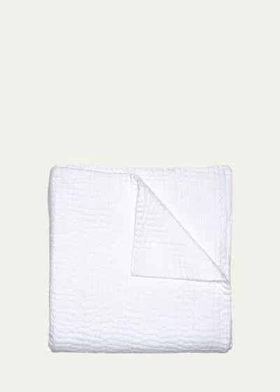 John Robshaw Vivid White Queen Coverlet