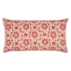 John Robshaw Yavi Coral Bolster Pillow With Insert In Pink/coral