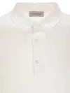 John Smedley Adrian - Cotton Short-sleeved Polo Shirt In White