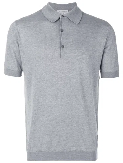 John Smedley Adrian 폴로 셔츠 In Gray