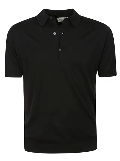 John Smedley Adrian Shirt Ss In Black