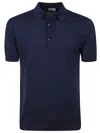 John Smedley Adrian Shirt Ss In Blue